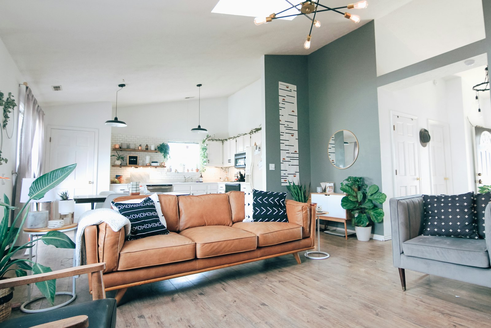 Comfortable, well-kept home interior